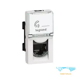 کیستون شبکه لگراند CAT6A UTP یک ماژول باریک Keystone Network Legrand CAT6A UTP One slim modules