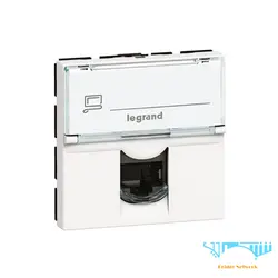 کیستون شبکه لگراند CAT6 UTP دو ماژول پهن Keystone Legrand CAT6 UTP network two broad modules