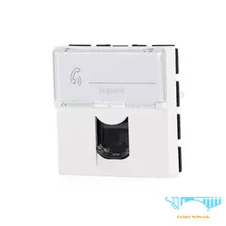 کیستون شبکه لگراند CAT6 SFTP دو ماژول پهن Keystone Legrand CAT6 SFTP Dual Wide Module