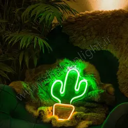 تابلو نئون کاکتوس