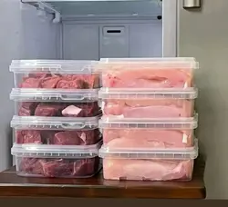 ظروف فریزری درب دار 1200 سی سی