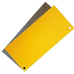 برگه پلاستیکی زرد بلند هفت گوهر (بدون موم)