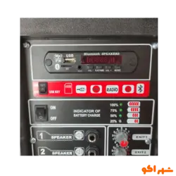 اکو پرتابل نوید الکترونیک 12 اینچ 812 پُرو با میکروفن بیسیم + قیمت زمستان1402