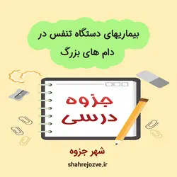 دانلود جزوه بیماریهای دستگاه تنفس در دام های بزرگ (رشته دامپزشکی)