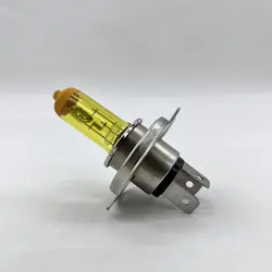 لامپ خودرو MKS / پایه H4 مدل Yellow ولت 12