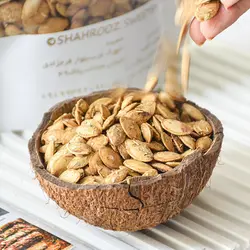 تخمه کدو گلپر دو اتیشه