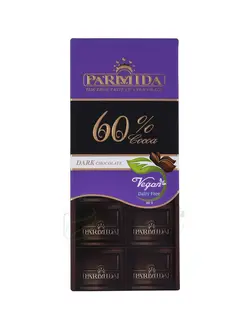 شکلات تابلت تلخ 60 درصد پارمیدا