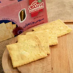 نان بیسکویت حاوی زعفران و سبوس