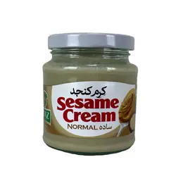 کرم کنجد ساده باز