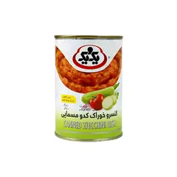 کنسرو خوراک کدو مسمایی یک و یک