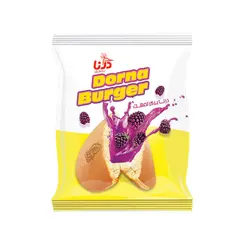 کیک برگر تمشک 45 گرمی درنا