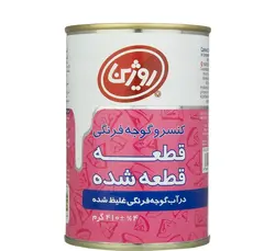 کنسرو گوجه فرنگی قطعه قطعه شده روژین