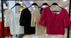 کراپ پولک دوزی