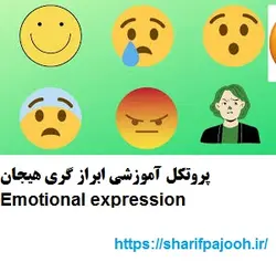 پروتکل آموزشی ابراز گری هیجان Emotional expression