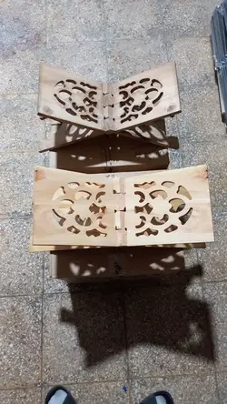 رحل قرآن چوبی کنگره‌