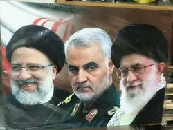 شاسی عکس شهید رئیسی