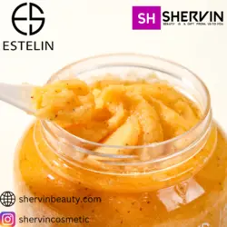 اسکراب صورت و بدن ویتامین سی و زردچوبه استلین