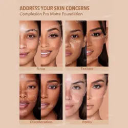 کرم پودر مات شیگلم رنگ شل فایر FAIR