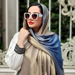شال بامبو با رنگ بندی
