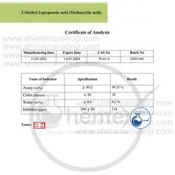 متاکریلیک اسید چینی|chemex|MAA