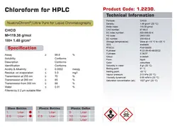 قیمت|خرید|فروش|کلروفرم (گرید Hplc)|نوترون