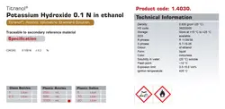 قیمت|خرید|پتاسیم هیدروکسید 0.1 نرمال (etl) (Titrasol)|نوترون