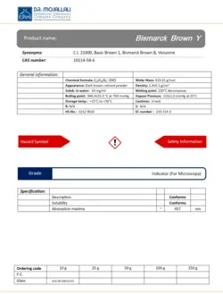 بیسمارک قهوه ای Y گرید Indicator | دکتر مجللی