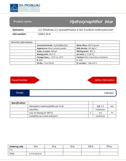 هیدروکسی نفتول بلو گرید Indicator | دکتر مجللی