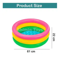 استخر بادی کودک (قطر 61 سانتی متر) اینتکس61cm Pool tube intex 57107