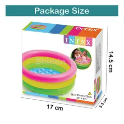 استخر بادی کودک (قطر 61 سانتی متر) اینتکس61cm Pool tube intex 57107