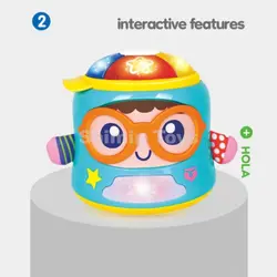 تعادلی موزیکال هولا تویزHappy Baby Soother & Activity Toy 3122