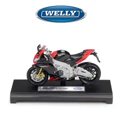 ماکت فلزی موتورسیکلت ویلی (APRILIA RSV 4 FACTORY)Welly APRILIA RSV 4 FACTORY