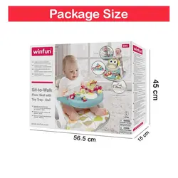 واکر و صندلی طرح جغد وین فانOwl Sit To Walk 805200