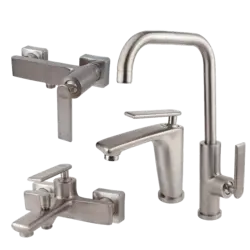 ست شیرآلات کسری مدل آمازون کروم مات