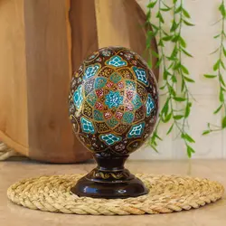 تخم شتر مرغ رومیزی مینیاتوری