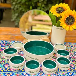 ظروف هفت سین طرح گلبرگ آبی