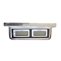 ترازو 150 کیلویی محک | نمایشگر دو طرفه کیبورد استیل | تاشو | کفه 30*40