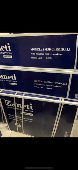 کولر گازی زانتی 24000 دیواری سرد و گرم ZMSA-24HO1RAFB Zanet T1 ا ZMSA-24HO1RAFB ZANETI AIR