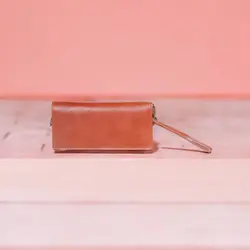 کیف دسته چک چرم طبیعی کد HB-11