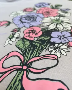 تیشرت چاپی قواره دارPrinted t-shirt