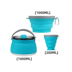 ست ظروف تاشو سیلیکونی مدل A1000 (3 تکه)