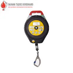 قرقره ترمزدار 20 متری (PROTEKT)retractable-type-fall-arrester-cr-200-length-20-m-with-carabiners