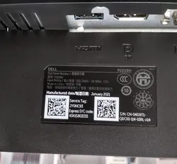 مانیتور فریم لس dell P2219H تولید 2021 (استوک)