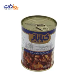 کنسرو لوبیا چیتی با قارچ کیاناز