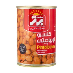 کنسرو لوبیا چیتی ساده 420 گرمی برتر