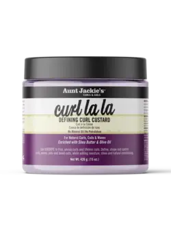 کرم موی فر (کاسترد) آنت جکیز آبرسان و حالت دهنده فر Aunt Jackie’s Curl La La Defining Curl Custard 430ml