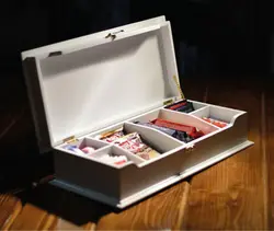 جعبه چوبی چای و دمنوش لوکس باکس کد۱۳۱