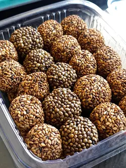 خرما انرژی ۴۰۰ گرم کنجدی شاهدانه