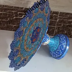 شیرینی خوری پایه دار  میناکاری شده