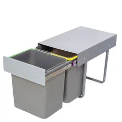 سطل زباله دو قلو 50 لیتری